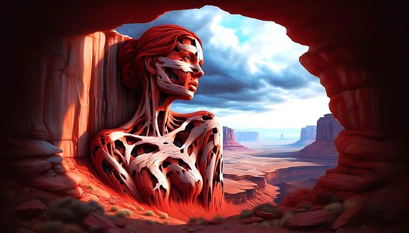 Free Ai Generated Woman illustration and picture