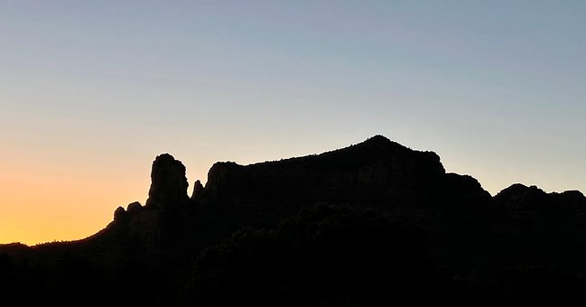 Ørken, Natur, Silhuet, Skygge, Arizona