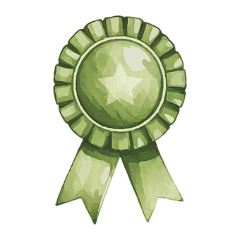 Akvarel, Pris, Badge, Præmie, Bånd