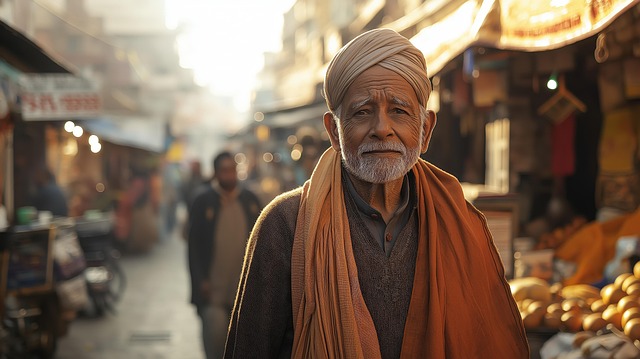 Free ai generated man elderly illustration