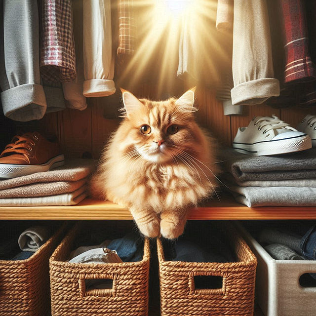 Free ai generated cat nature illustration