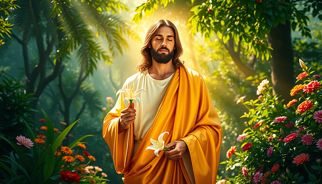 Free Ai Generated Jesus Christ illustration and picture