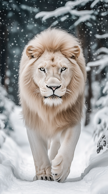 Free ai generated lion animal illustration