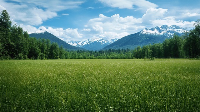 Free scenery hill pasture illustration