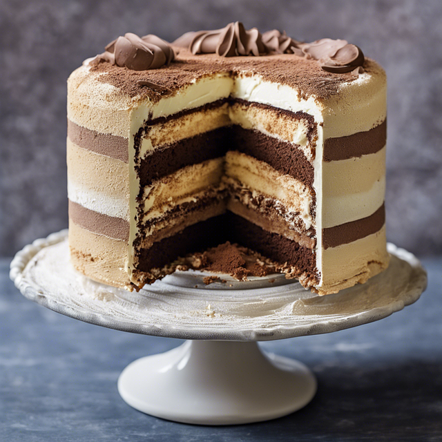 Free ai generated tiramisu cake cake illustration