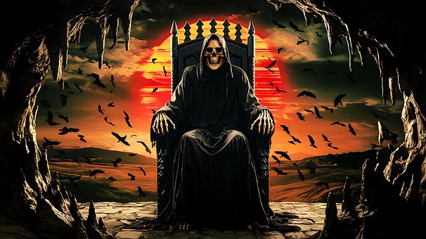 Free Ai Generated Grim Reaper illustration and picture