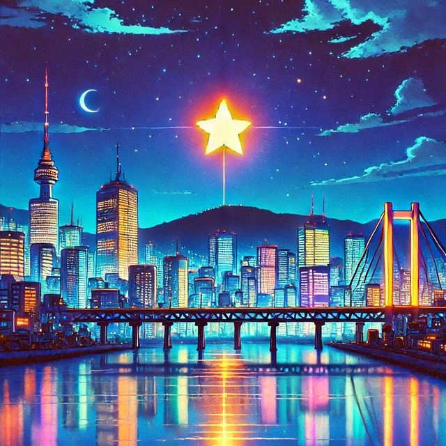 Free lone star night sky stars illustration