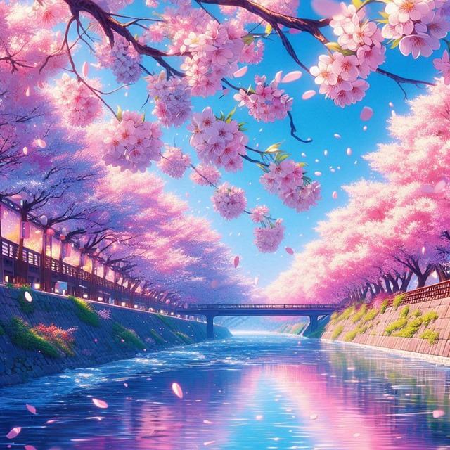 Ai Generiert, Sakura-Blüten