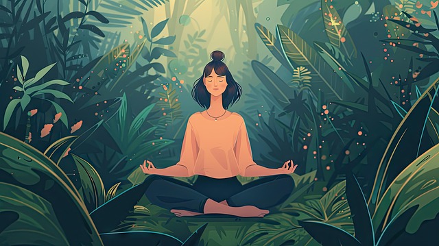 Ai Gegenereerd, Vrouw, Meditatie, Jungle