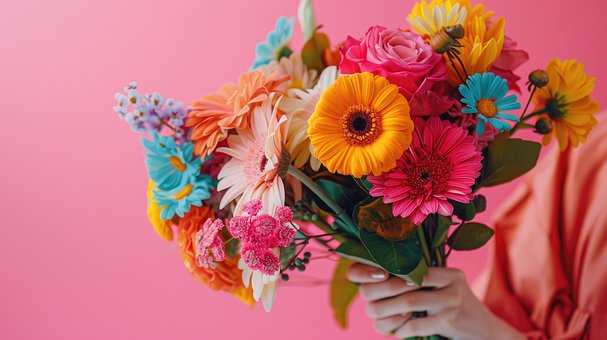 Bloemen, Boeket, Geschenk