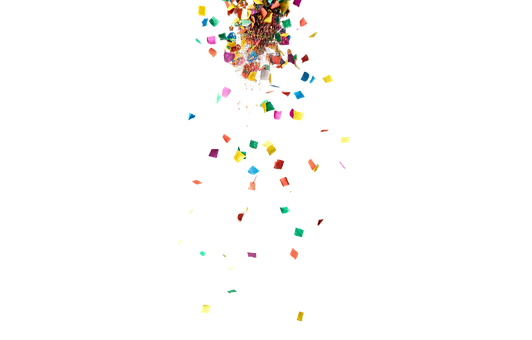 Viering, Confetti, Wimpels, Kleurrijk