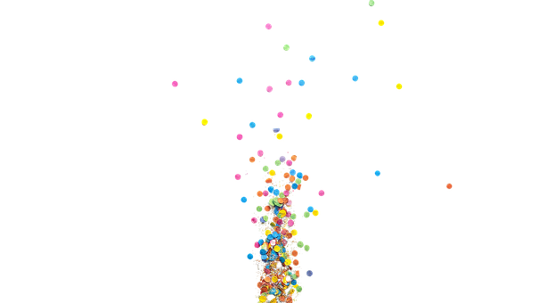 Viering, Confetti, Wimpels, Kleurrijk