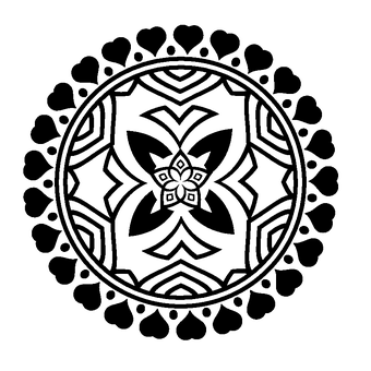 Mandala, Decorativ, Geometric, Proiecta