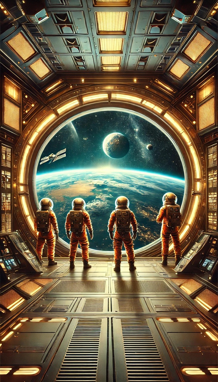 Free ai generated astronaut cosmonaut illustration