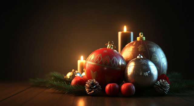 Free ai generated christmas decoration ultra realistic illustration