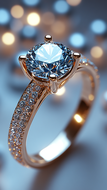 Free gold ring diamond illustration