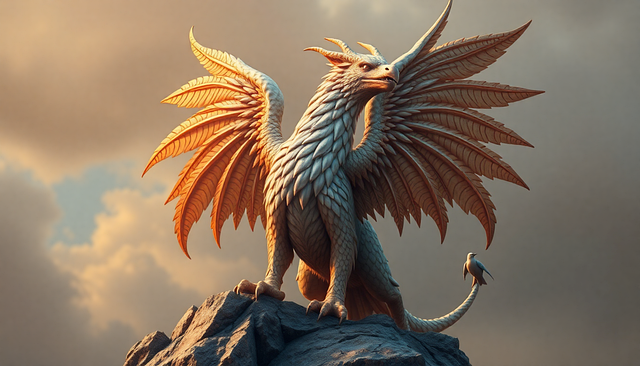 Download free HD stock image of Ai Generated Griffin Free ai generated griffin nature illustration