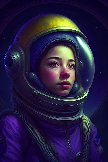 Free Fantasy Space ai generated image and illustration
