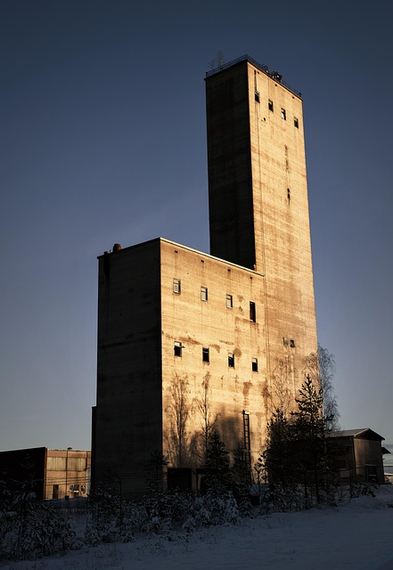 Mía, Elevado, Edificio, Crepúsculo