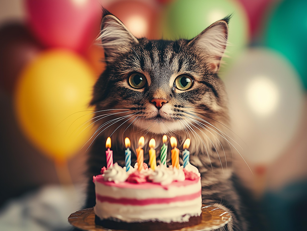 Ai Generiert Katze Geburtstag - Kostenloses Bild auf Pixabay