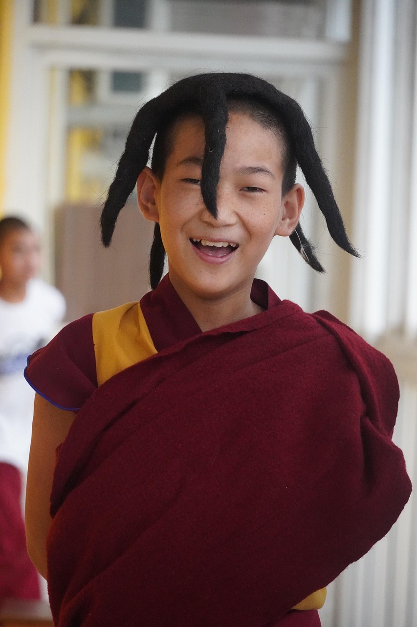 Mönch Buddhismus Lächeln - Kostenloses Foto auf Pixabay