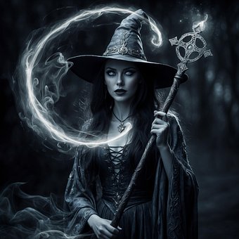 Free Witch Halloween illustration and picture