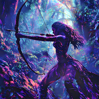 Free Archer Female Archer illustration and picture