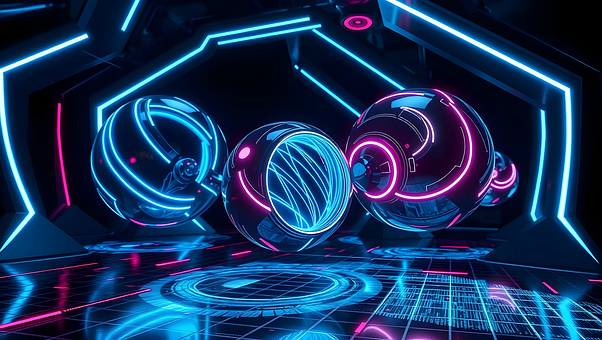 Free Sphere Tron illustration and picture