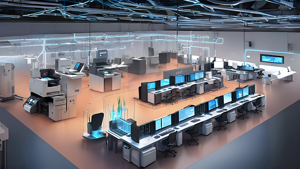 Eine Gruppe Von Computern