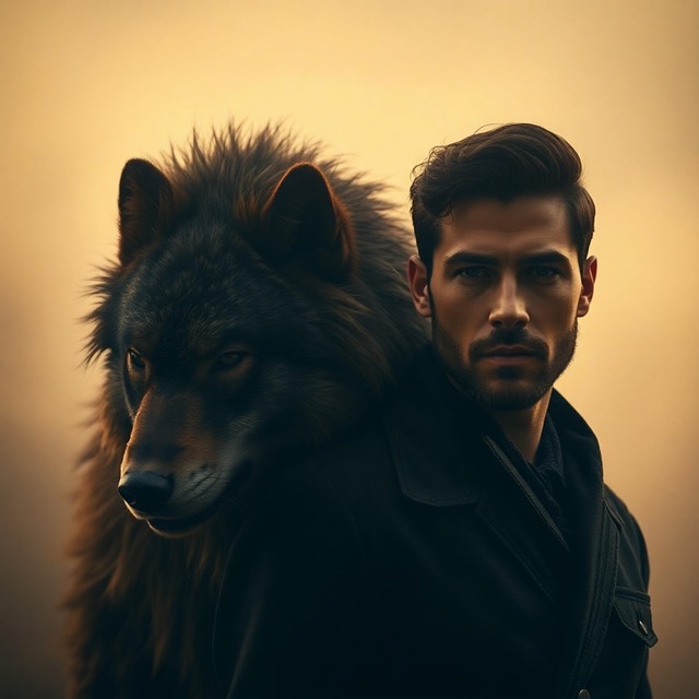 Free werewolf alpha wolf illustration