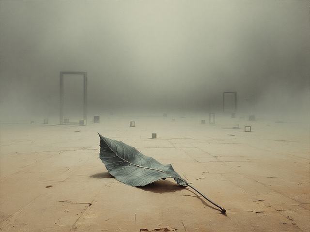 Free ai generated surreal lonely illustration