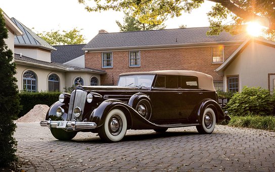 Packard, 1937, Bil, Automobil, Årgang