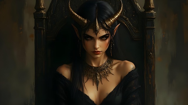 Free ai generated lilith goddess illustration