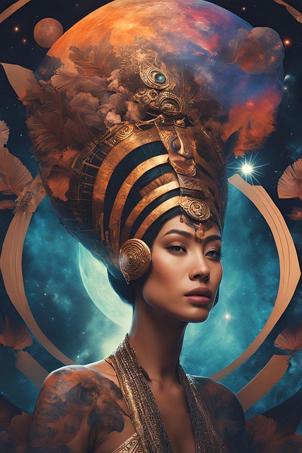 Free intergalactic beauty cosmic beauty outer space illustration