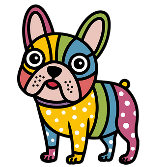 Dier, Buldog, Huisdier, Zoogdier, Kunst