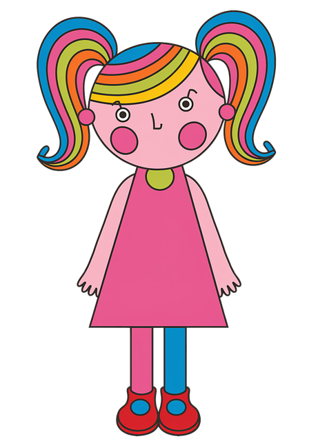 Kind, Jeugd, Roze, Kleurrijk, Kleur