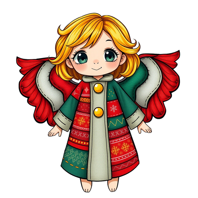 Natal, Feriado, Anjo, Patchwork