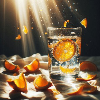 Water, Glas, Oranje, Zonlicht, Natuur