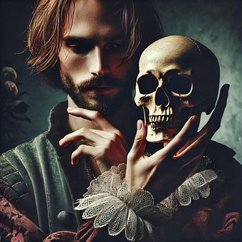Free Hamlet Shakespeare illustration and picture