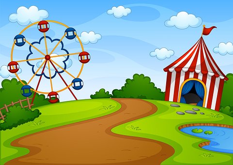 Park, Amüsement, Messe, Spaß, Zirkus