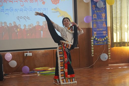 Free Tibetan Dancer photo and picture