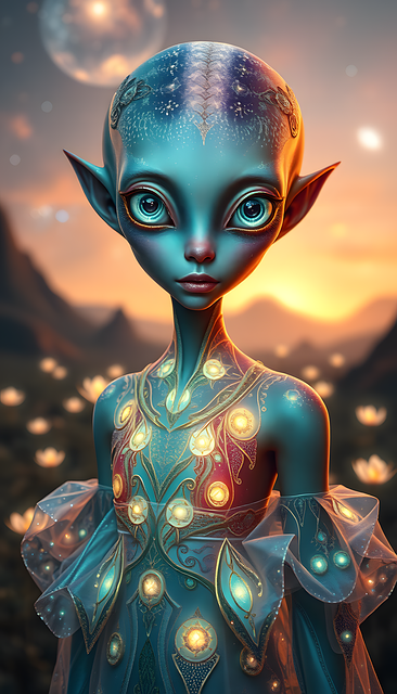 Download Alien, Sci-Fi, Woman. Royalty-Free Stock Illustration Image ...