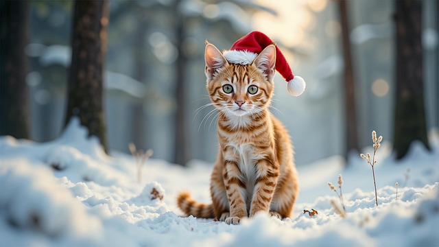 Free cat red kitten illustration