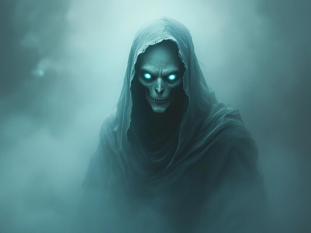 Free ai generated creepy hermit illustration