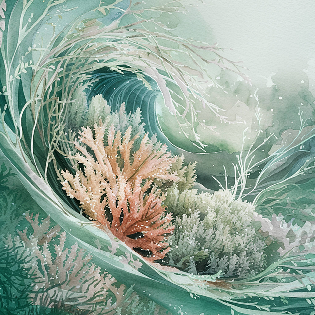 Free ai generated corals reef illustration