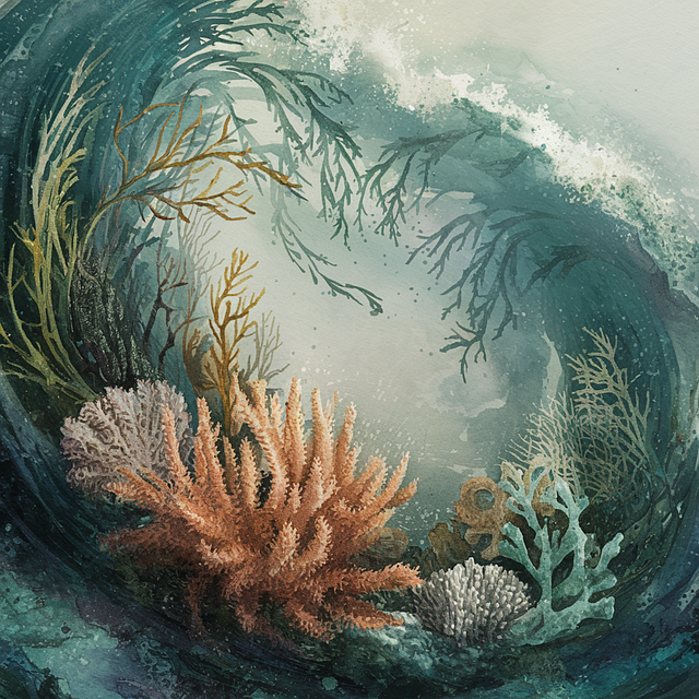 Free ai generated corals reef illustration