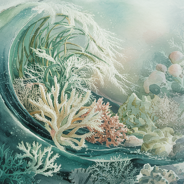 Free ai generated corals reef illustration