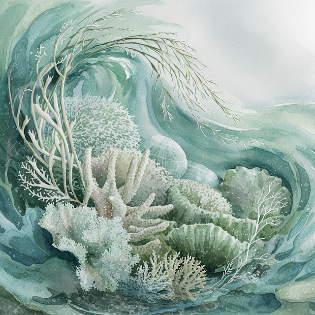 Free ai generated corals reef illustration