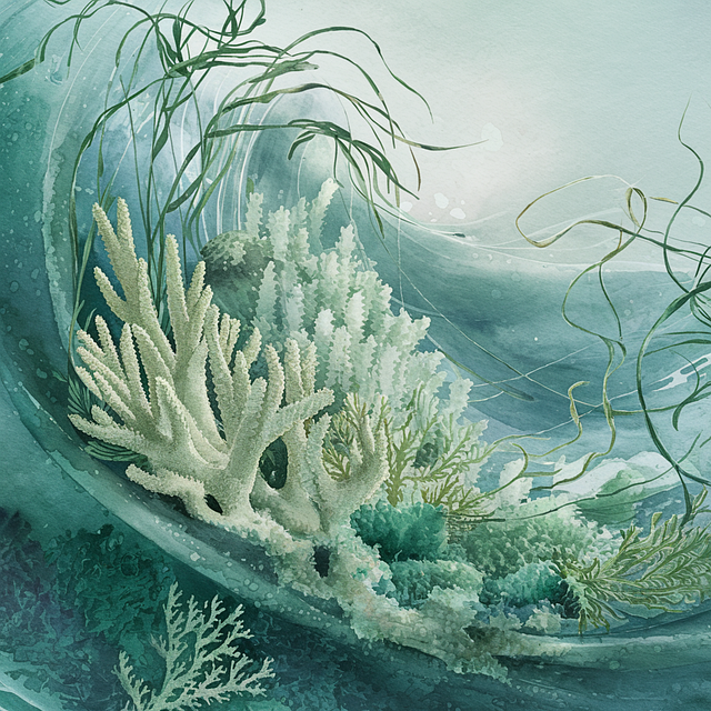 Free ai generated corals reef illustration