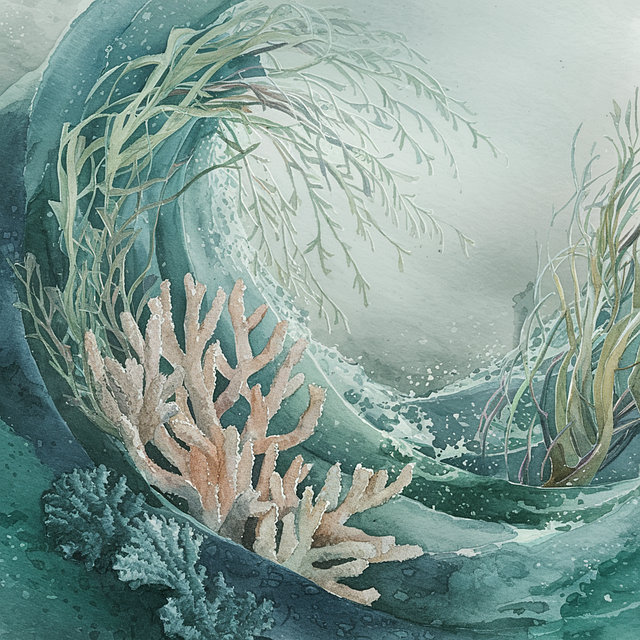 Free ai generated corals reef illustration